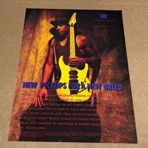 Tony MacAlpine - SEYMOUR DUNCAN PICKUPS - Print Ad - 1993